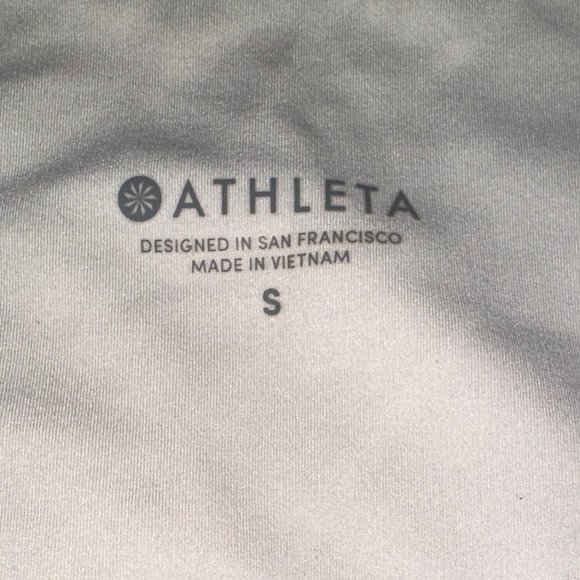 Athleta Elation Asymmetrical 7/8 Tight Leggings Purple Grey Size Small - Picture 3 of 3